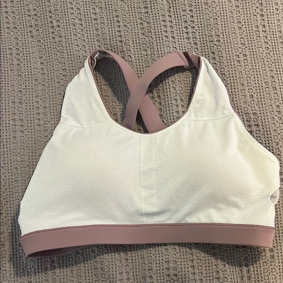 Mauve Cross-Back Sports Bra - Picture 3 of 6